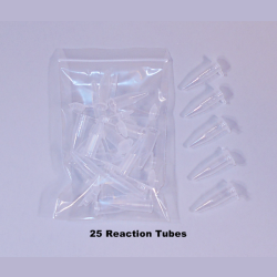 25 tubes de réaction
