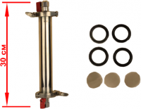 Unité d'extraction de gaz en acier inoxydable avec pièces interchangeables