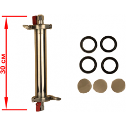 Unité d'extraction de gaz en acier inoxydable avec pièces interchangeables