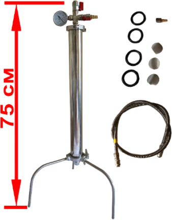 Газовые экстракторы большого размера для подключения к балону газа