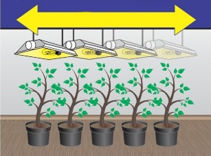 купить Лайтмувер (light mover) вращение света НАД РАСТЕНИЯМИ