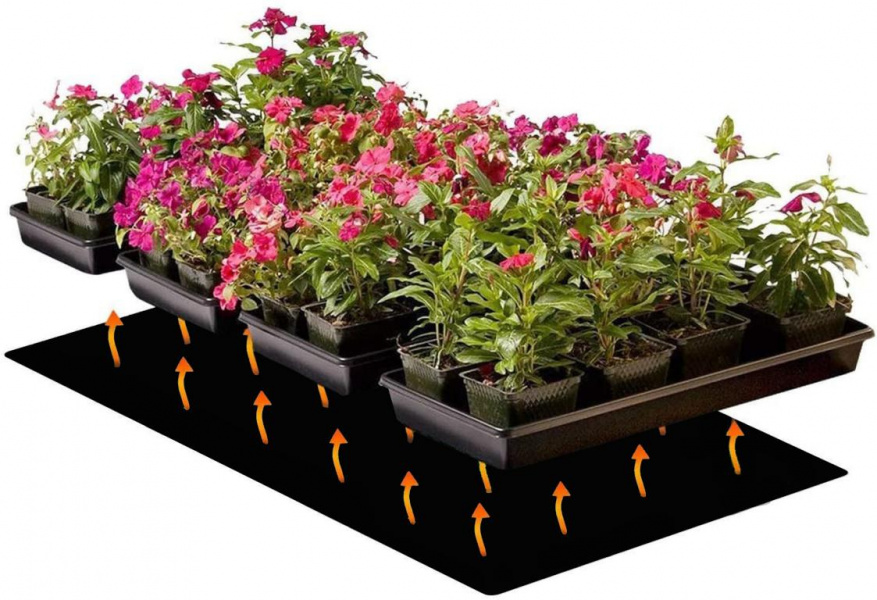 Купить Электрический коврик с подогревом для растений с регулятором температуры от производителя