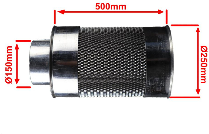 многоразовый  разборной угольный фильтр для гроубокса у производителя