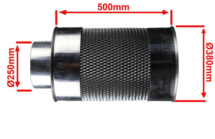 многоразовый  разборной угольный фильтр для гроубокса у производителя