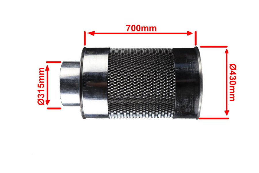 многоразовый  разборной угольный фильтр для гроубокса у производителя