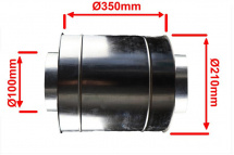 Ø125мм Разборной, качественный угольный фильтр для вентиляции