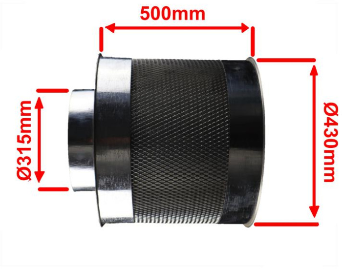 ​Мы делаем угольные фильтра для очистки воздуха в гроубоксах и бункерах