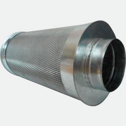 Filtre à charbon pliable Ø250 mm de haute qualité pour conduits d'air