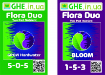 Flora Duo набор: Grow HW GHE + Bloom GHE