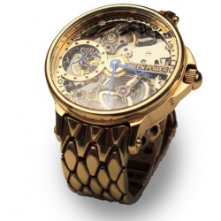 Montre en or incrustée de diamants Green Power